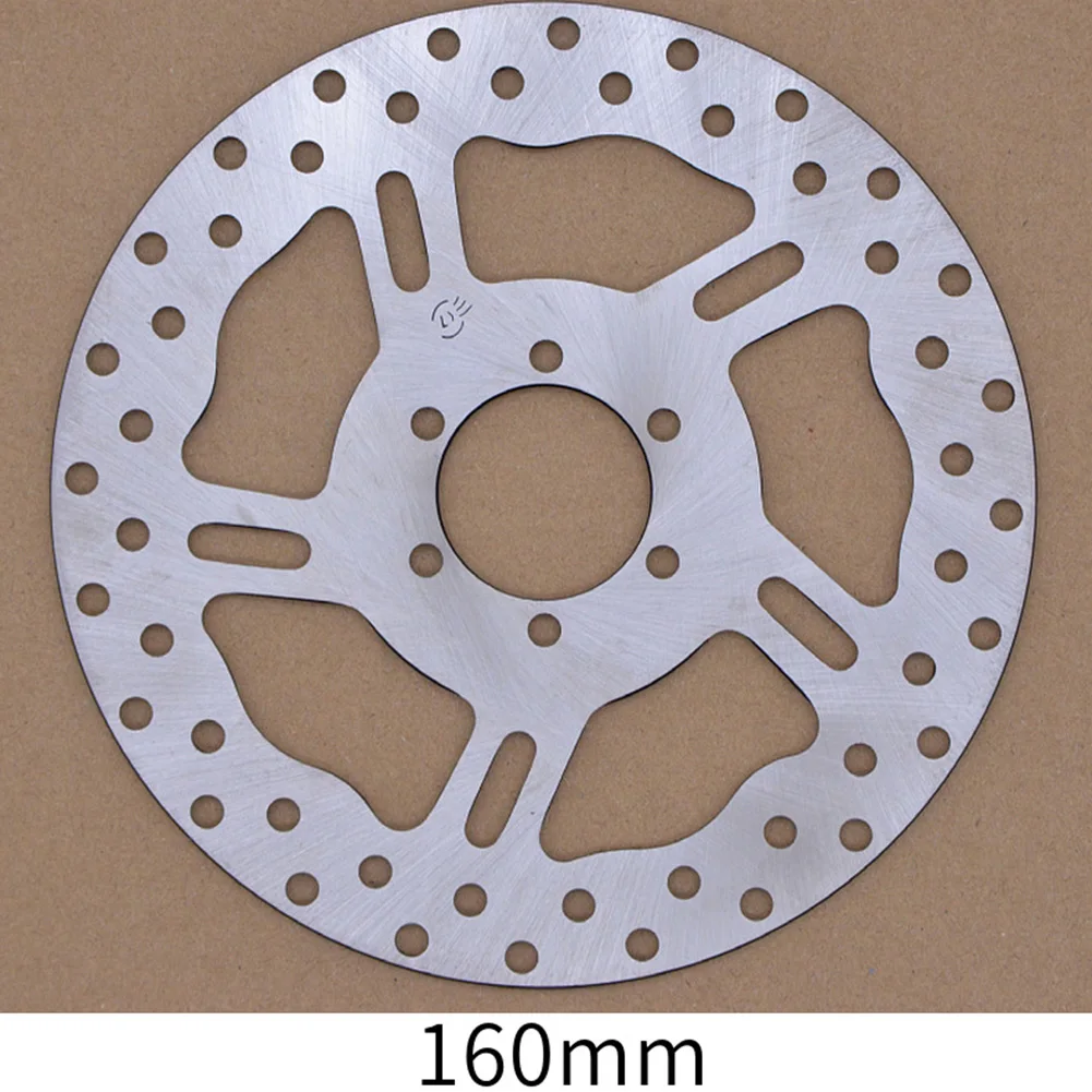 Durable Garden Indoor Rotor Disc Brake Silver Steel 1 Pc Accessories Parts Replacement E-Bike Electric Motorcycles