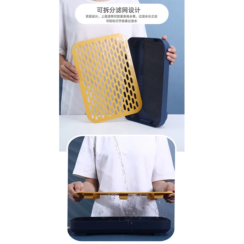 Подставка для чашки поднос стока доска хранения посуды коврик сушки кухонного