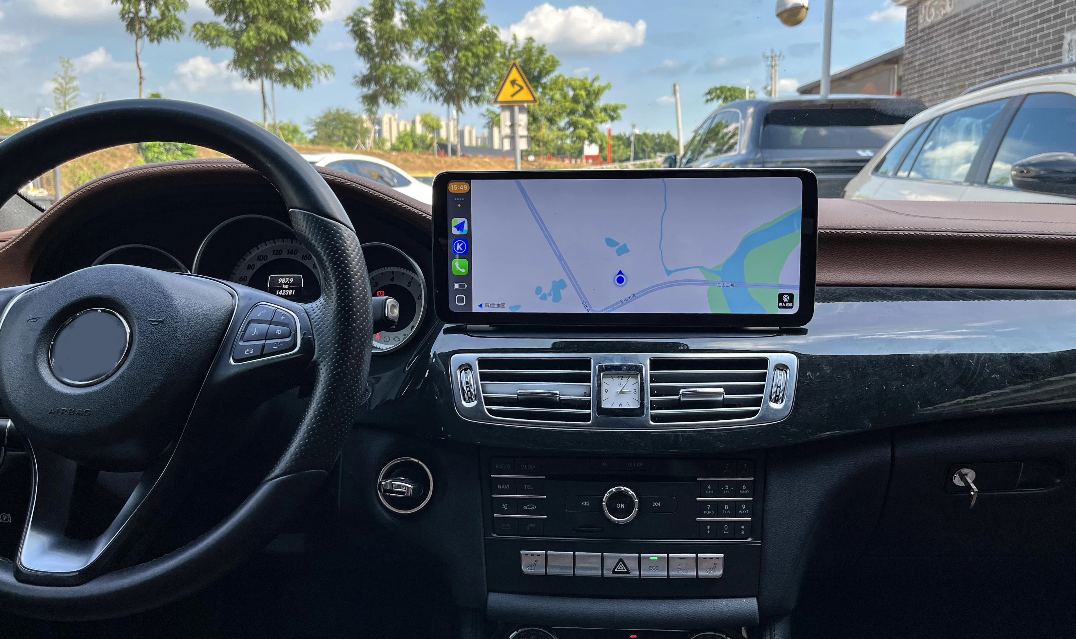 Фото Автомобильное радио 10,25 дюйма для Mercedes Benz CLS 2010-2013, 8-ядерный Android 10, мультимедийный видеоплеер, навигация, Carplay, GPS, DSP, 5G WIFI №4