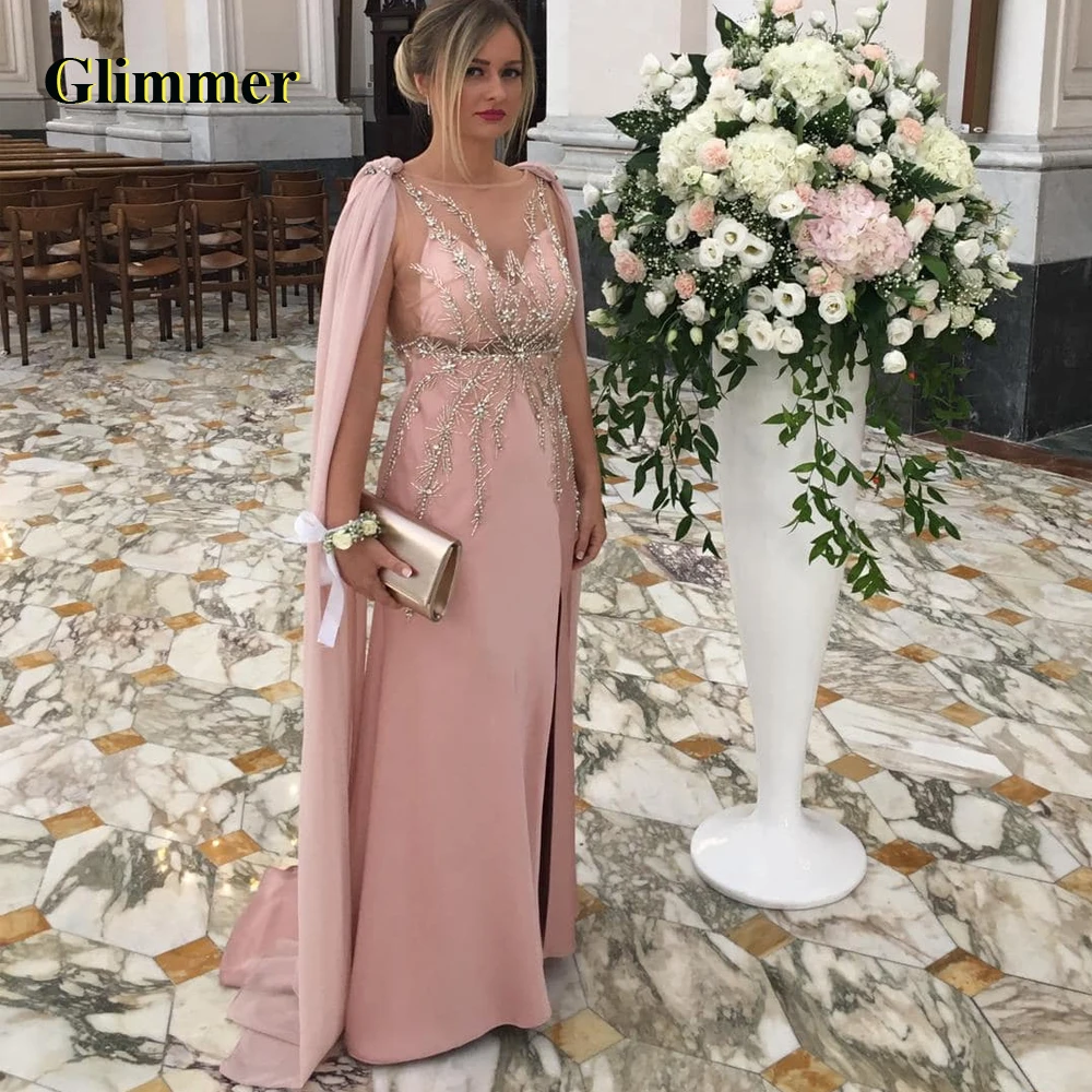 

Glimmer Crystal Attractive Evening Dresses Formal Prom Gowns Customised Special Occasion Vestidos Fiesta De Noche Robe De Soiree