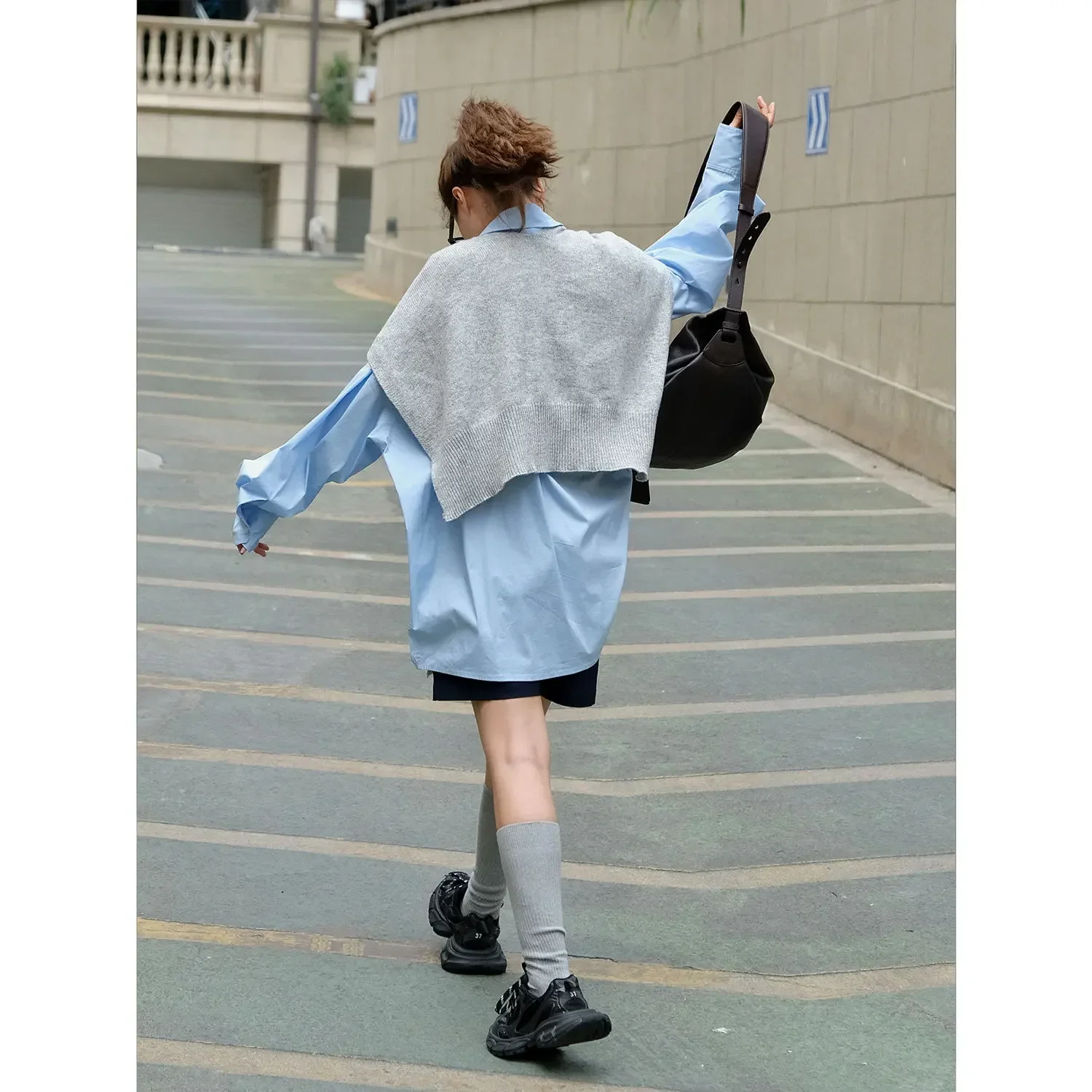 Осень и зима новая корейская версия модная шерстяная шаль теплый приятный для