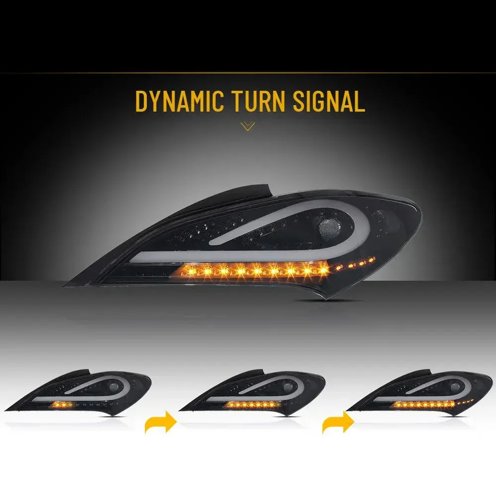 Фонари задние для Hyundai Rohens Coupe 2009-2018 Genesis