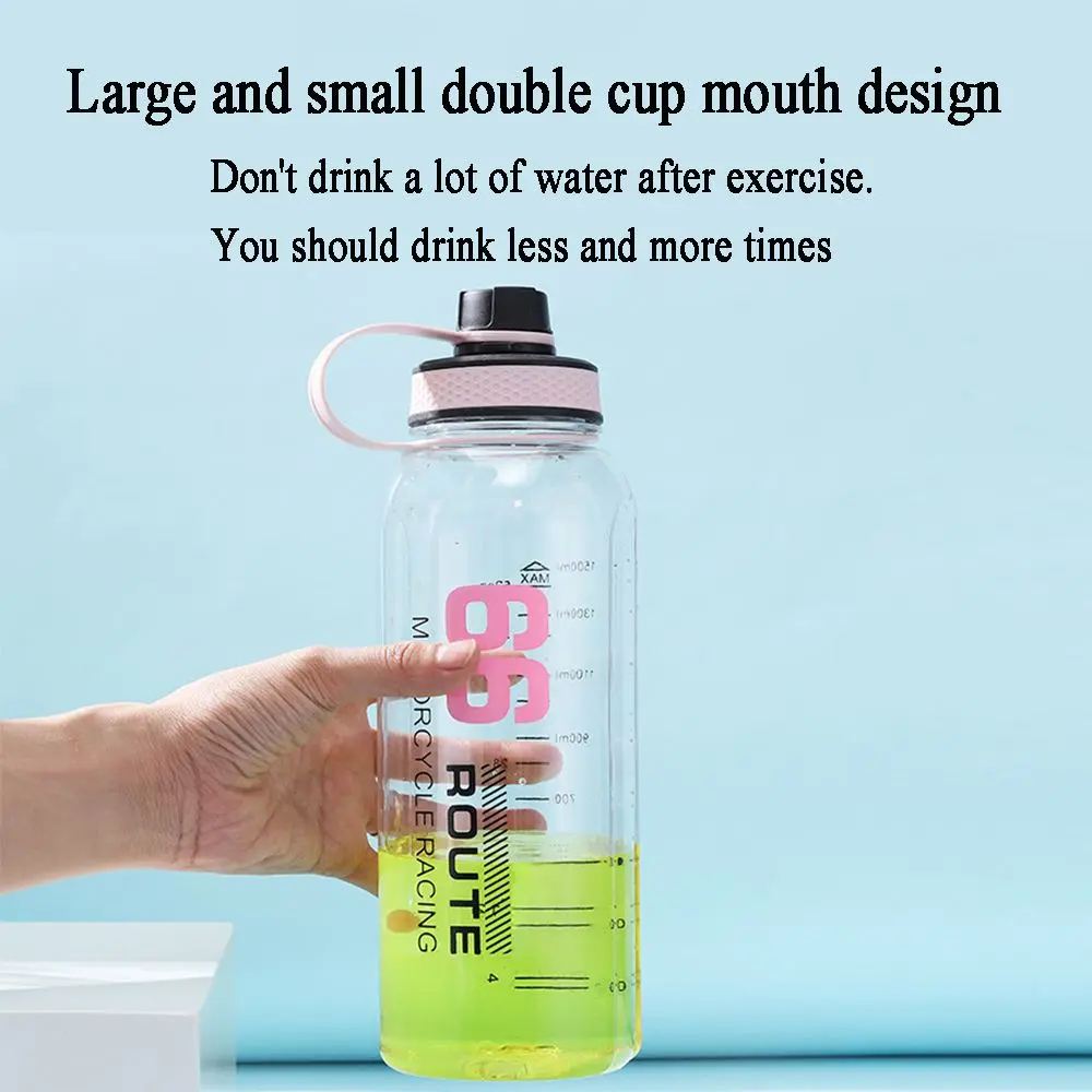 

1500ml Leakproof Gym Travel Sports Bottle Drinking Bottles BPA Free Water Cup
