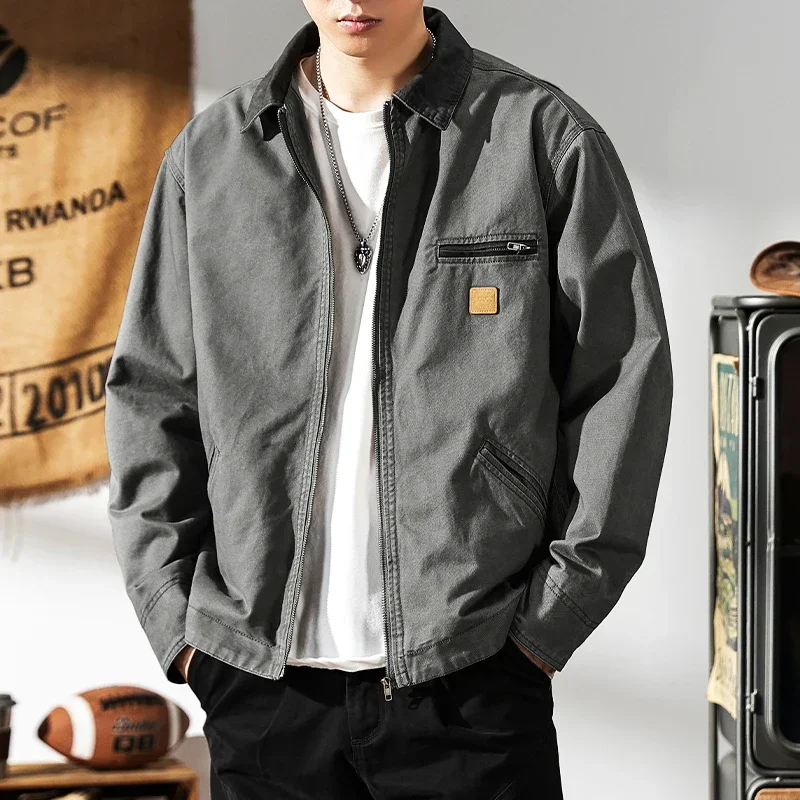 Мужская винтажная куртка Ami Ka Ji