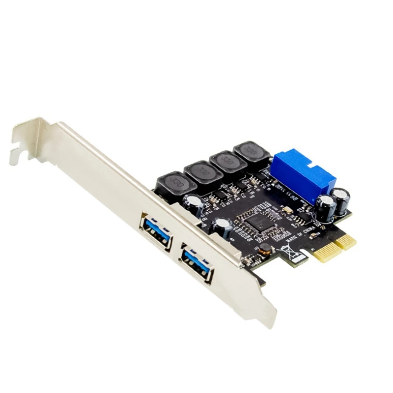 

PCI-E 3,0 NEC7201 сверхскоростная Плата расширения с двумя портами USB3.0, 2 + 19PIN адаптер, 3 А, для ПК
