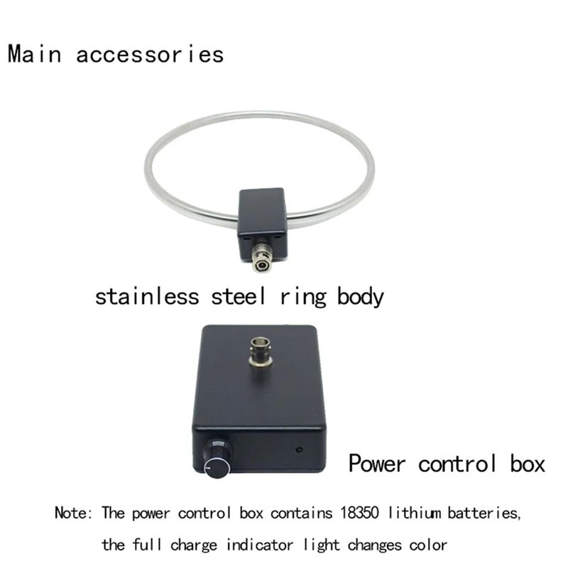 GA450 Loop Antenna SDR Short Medium Wave Radio Antenna SW 2.30-30 Mhz MW 522-1710 Khz Standard Type-C Charging Port