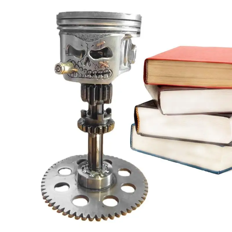 

Реалистичный искусственный череп декор Мужская Голова Статуя офис домашний стол Декор подарки Хэллоуин Декор для автолюбителя