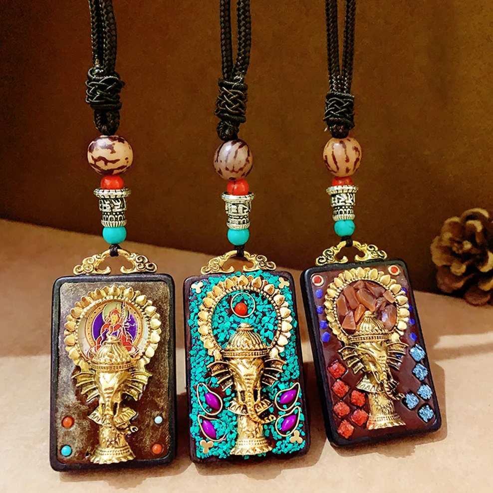 Подвеска Танг-га из Непала Зеленая Тара Будда Амитабха буддийские таблички