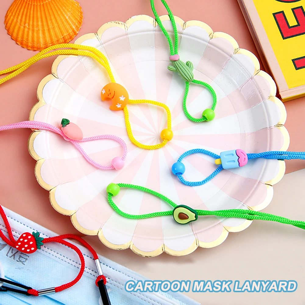 

Face Mask Chains Children Adjustable Anti-lost Glasses Lanyard Sunglasses Strap Holder Fruit Eyewear Chain Jewelry Gift Women