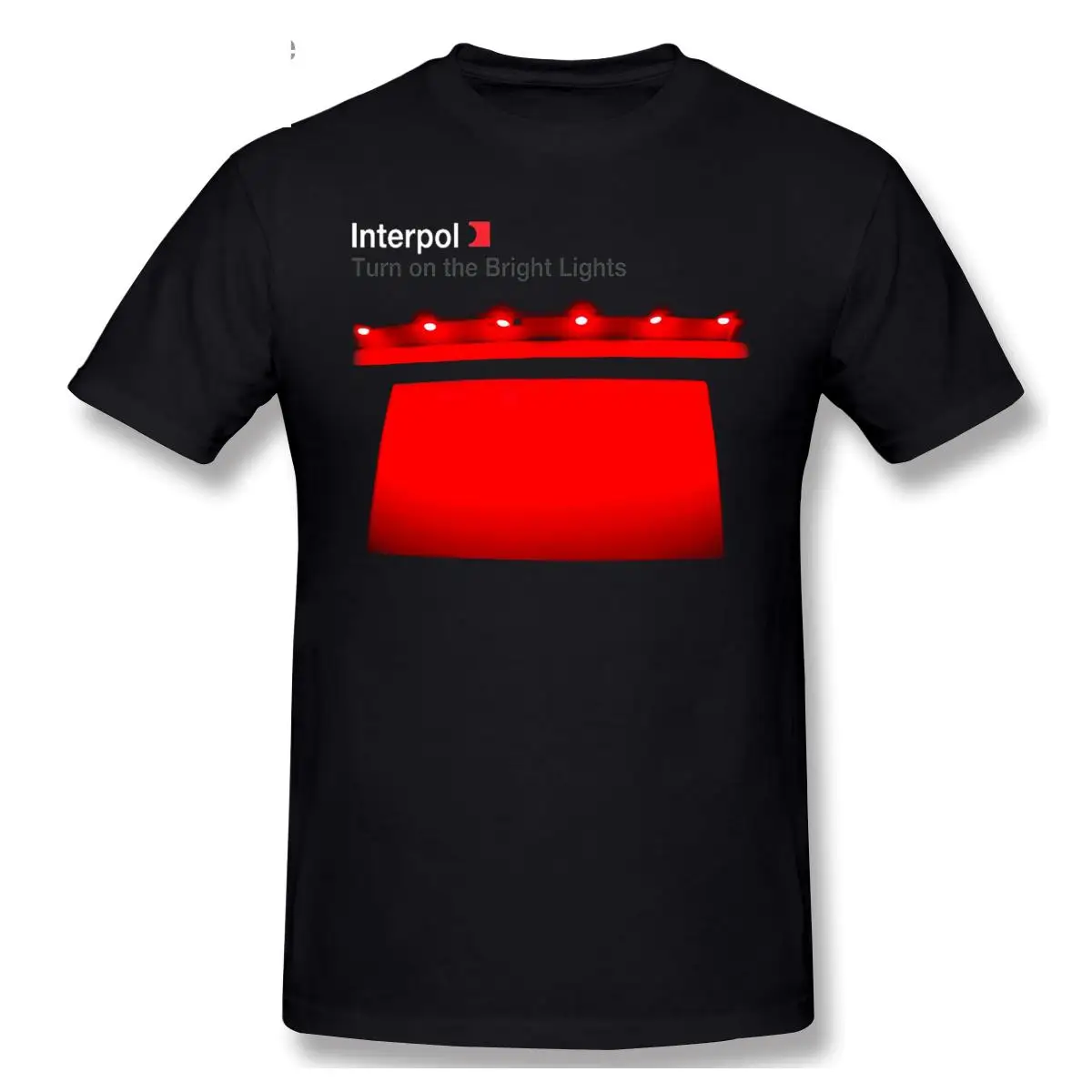 

INTERPOL Turn On The Bright Lights Short Sleeve Casual Men O-neck 100% Cotton Tshirts Tee Top