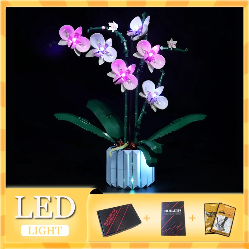 Комплект светодиодных фонарей сделай сам для LEGO Flower 10311 набор строительных