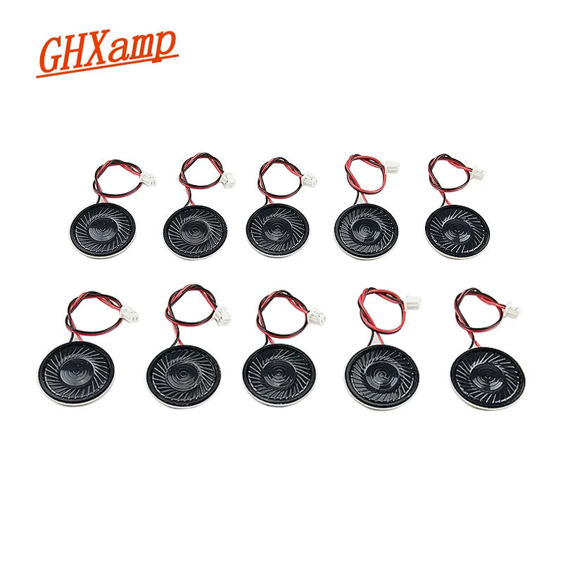 10 шт. GHXAMP 20 мм маленький гудок, круглые железная фотовспышка 8 Ом 1 Вт, планшет, паяльный кабель, динамик для ноутбука