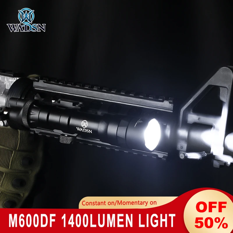 Surefir 1400lumen M600DF Airsoft Scout Light M600 Tactical Flashlight Rifle Weapon Light For 20mm Picatinny 