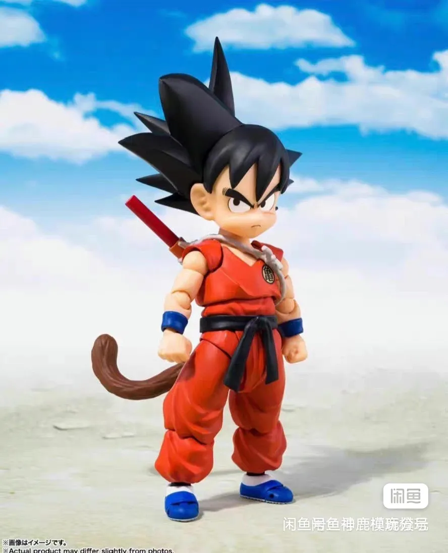 Фото В наличии: Оригинальная фигурка Bandai S.H.Figuarts SHF TNT Dragon Ball Son Goku Innocent Challenger TNST, модель аниме-игрушки. №4