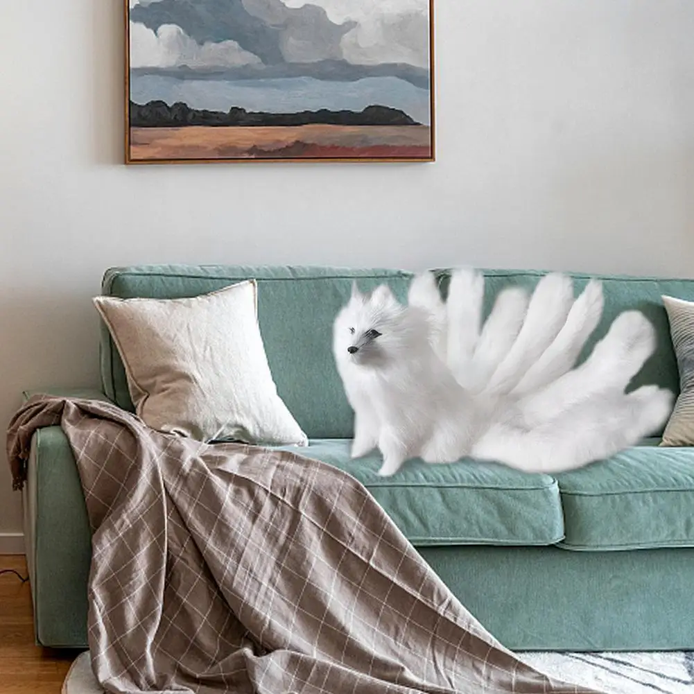 

Милые реалистичные девять хвостов, лиса, натуральный мех, пушистые животные, интерьер, животные, искусственное образование, детские плюшевы...