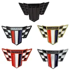 Металлическая 3D Эмблема для автомобильного крыла, значок для заднего багажника, наклейка, аксессуары для Chevrolet Camaro ZL1, логотип украшение для автоматического кузова Decal