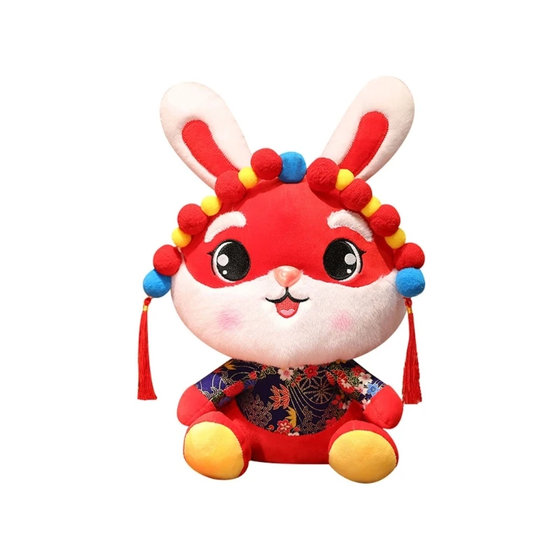 

Lovely Chinese Style Luck Rabbit New Year Presents for Couple Girlfriend