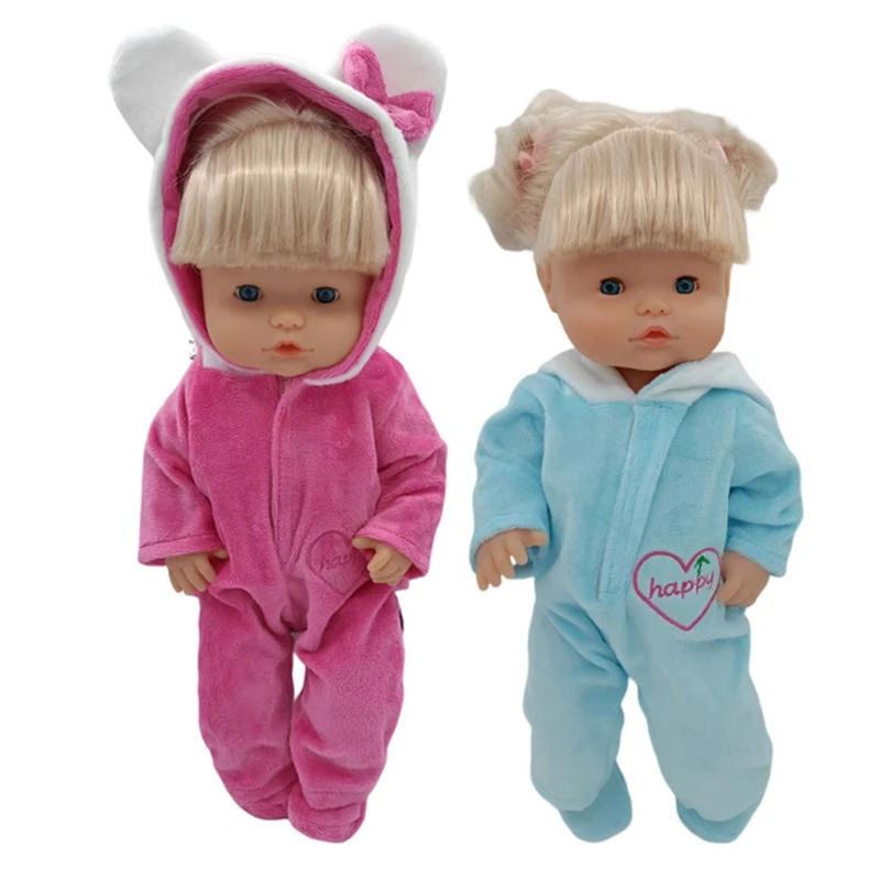 

New Born Baby Doll Fit 38-43cm Doll Clothes Accessories KT One-piece Dress For Baby 16inch Reborn doll Outfits Birthday Gift