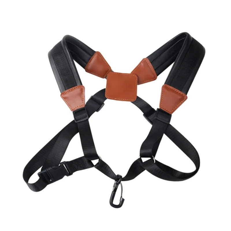 

Saxophone Shoulder Neck Strap Adjustable Sax Double Shoulder Strap Harness High Quality