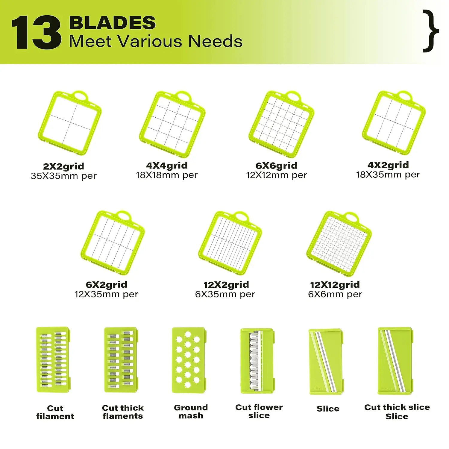 Овощерезка с контейнером 22 в 1 овощерезки и кусачки для овощей измельчитель резак