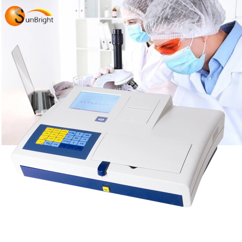 

hot selling high sensitive touch screen cheap portable fully automatic biochemical analyzer