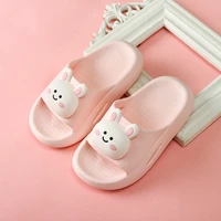 2022 new summer kids slippers soft non slip solid bathroom beach shoes children indoor sandals anti slip slippers flip flops
