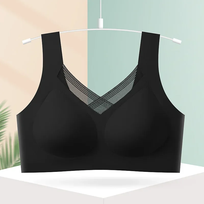 Женский бесшовный спортивный бюстгальтер с чашками пуш-ап