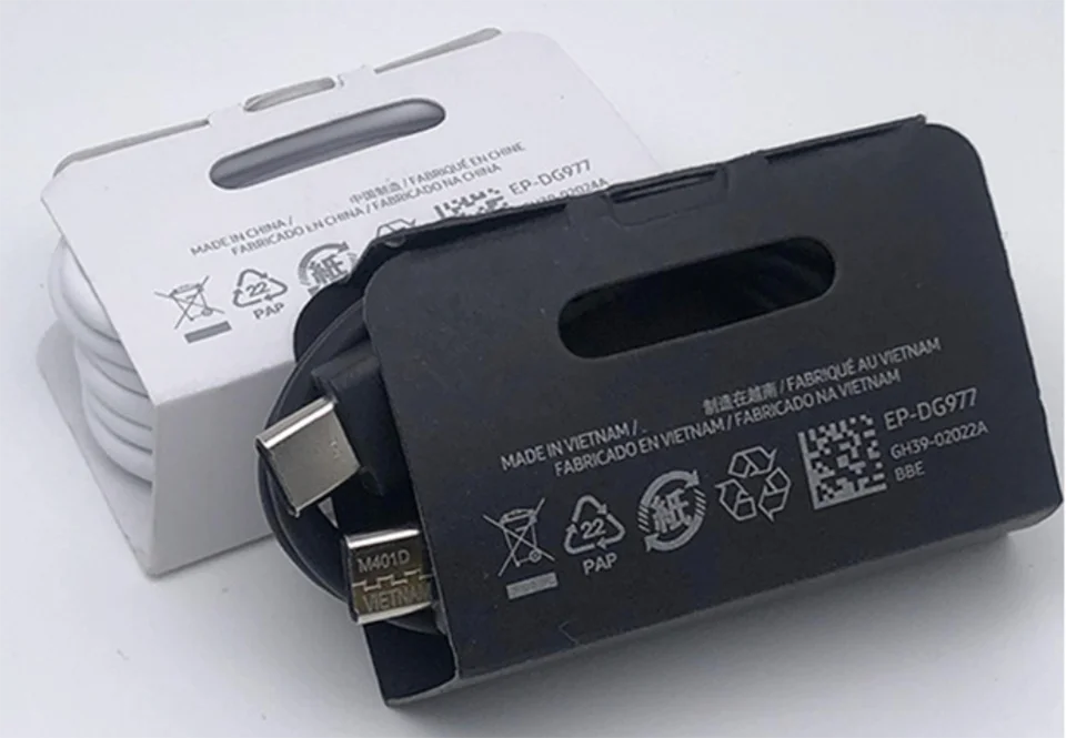 Кабель Samsung Type C оригинальный Pd Usb к Usbc 25 Вт Сверхбыстрая зарядка 45 5a для Galaxy S22 5g S21