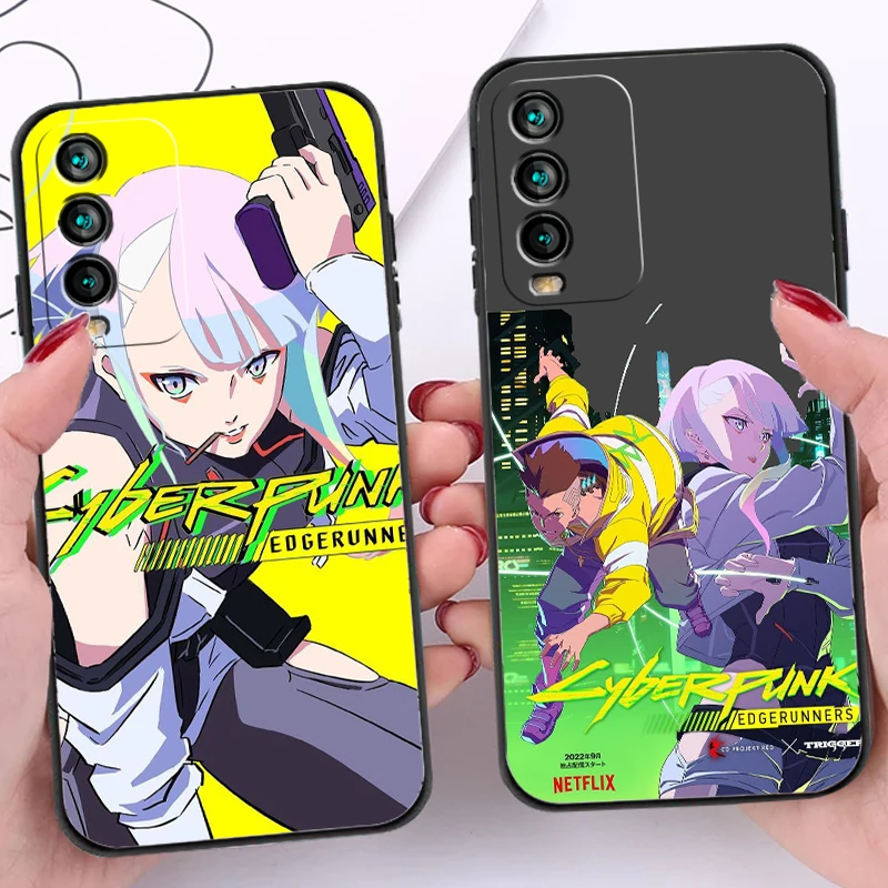 

Cyberpunk: Edgerunners Phone Cases For Xiaomi Redmi Note 10 10 Pro 10S Redmi Note 10 5G Funda Carcasa Back Cover Coque Soft TPU