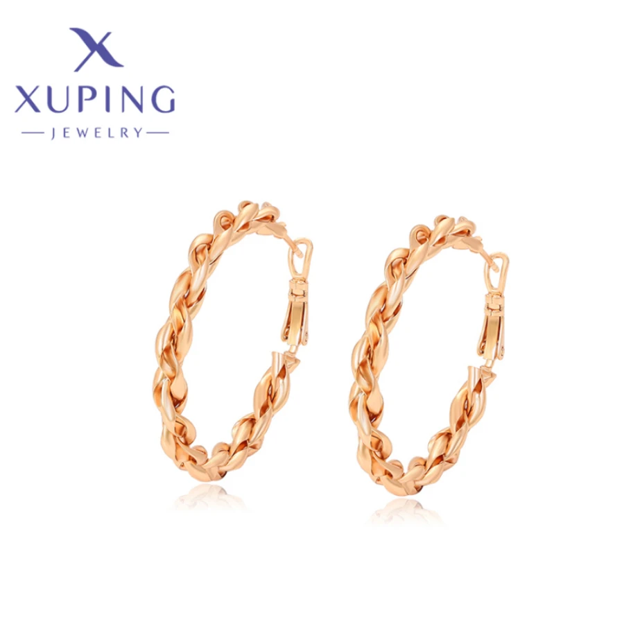 

Xuping Jewelry New Arrival Fashion Round Gold Color Earring for Women Party Gift X000769954