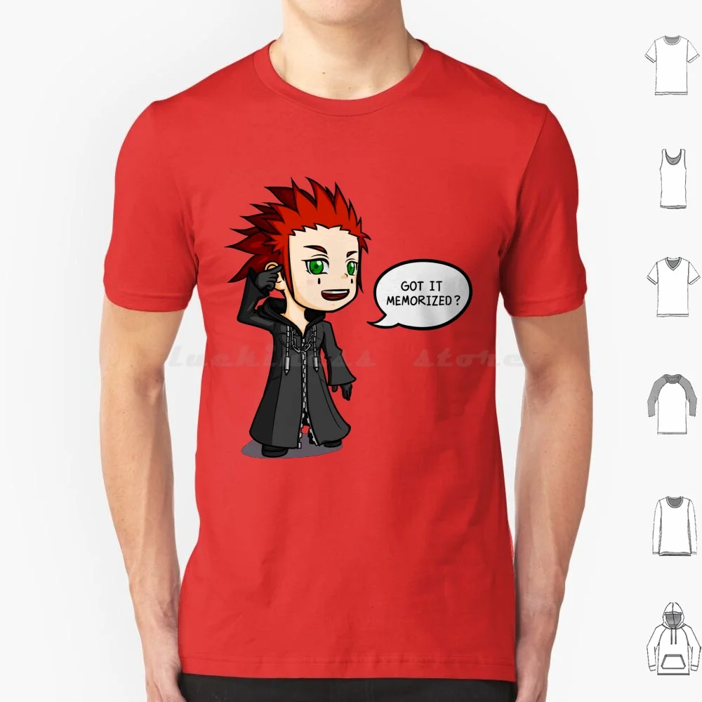 Футболка Got It с эффектом памяти хлопковая крутая футболка 6xl Kingdom Hearts Axel Memorized Lea