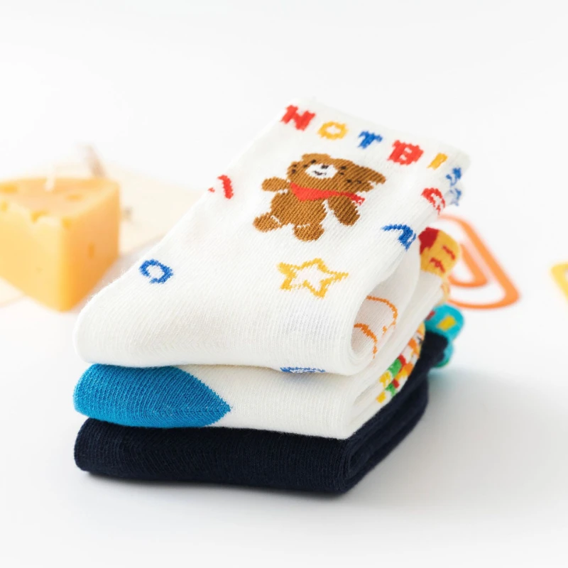 Cotton baby socks Children socks kid socks cute socks Middle Tube printed socks Perspiration breathable japanese fashion Casual