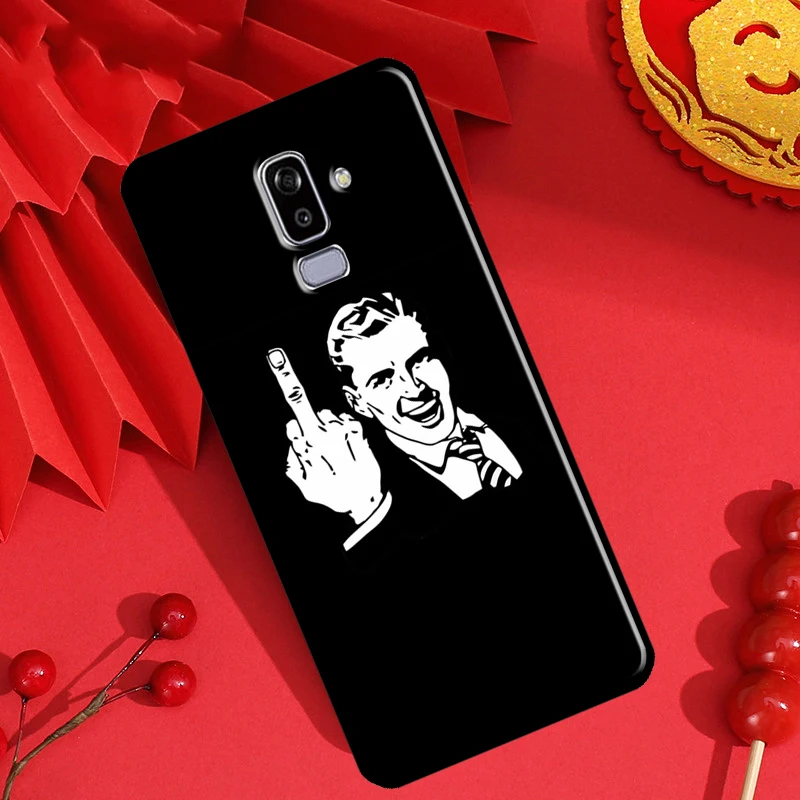 Чехол на средний палец для Samsung J4 J6 Plus A6 A7 A8 A9 J8 2018 A3 A5 2016 J1 J3 J5 J7 2017 |