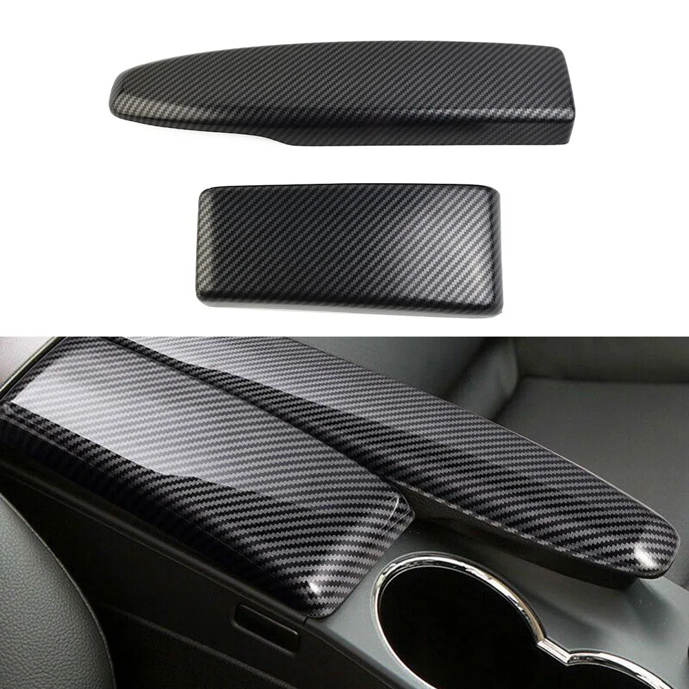 

Чехол для панели Mercedes-Benz C Class центральный подлокотник-ящик, 2 шт.: ABS углеродное волокно ABS, черный, абсолютно новый, высокое качество