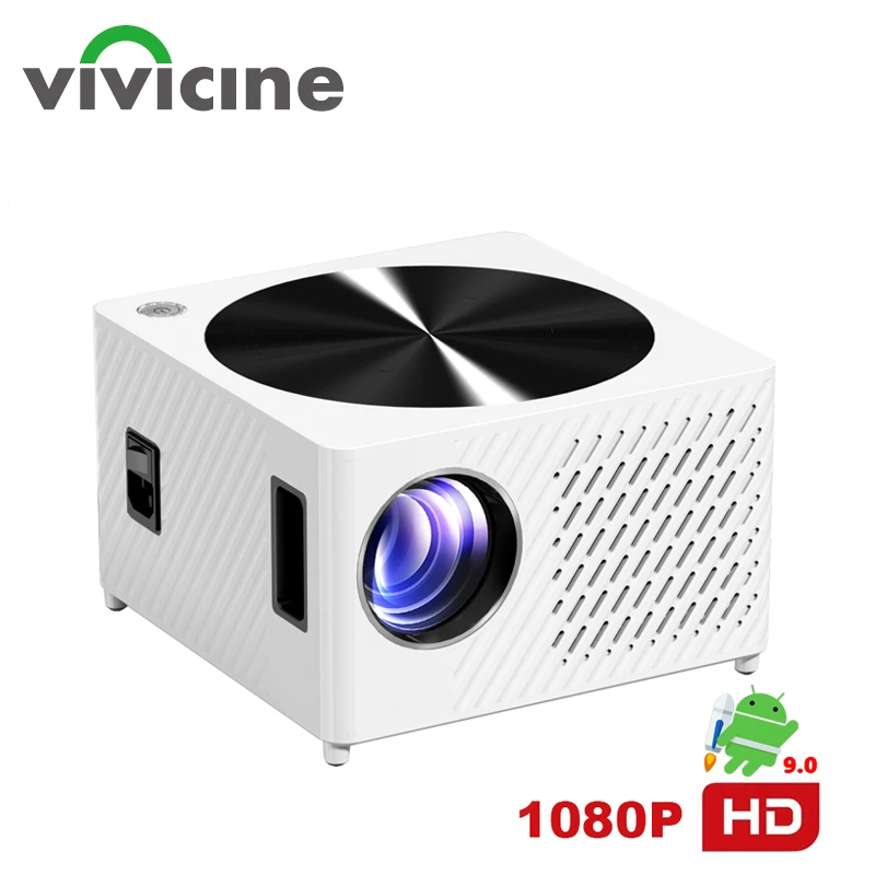 

Vivicine K3 Android 9.0 1080p Full HD Home Theater Projector,Phone Sync WIFI LED HIFI Multimedia Video Game Proyector Beamer