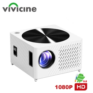 Vivicine K3 New Full HD Android 9.0 1080p Home Theater Projector,Phone Sync WIFI LED Multimedia Vide