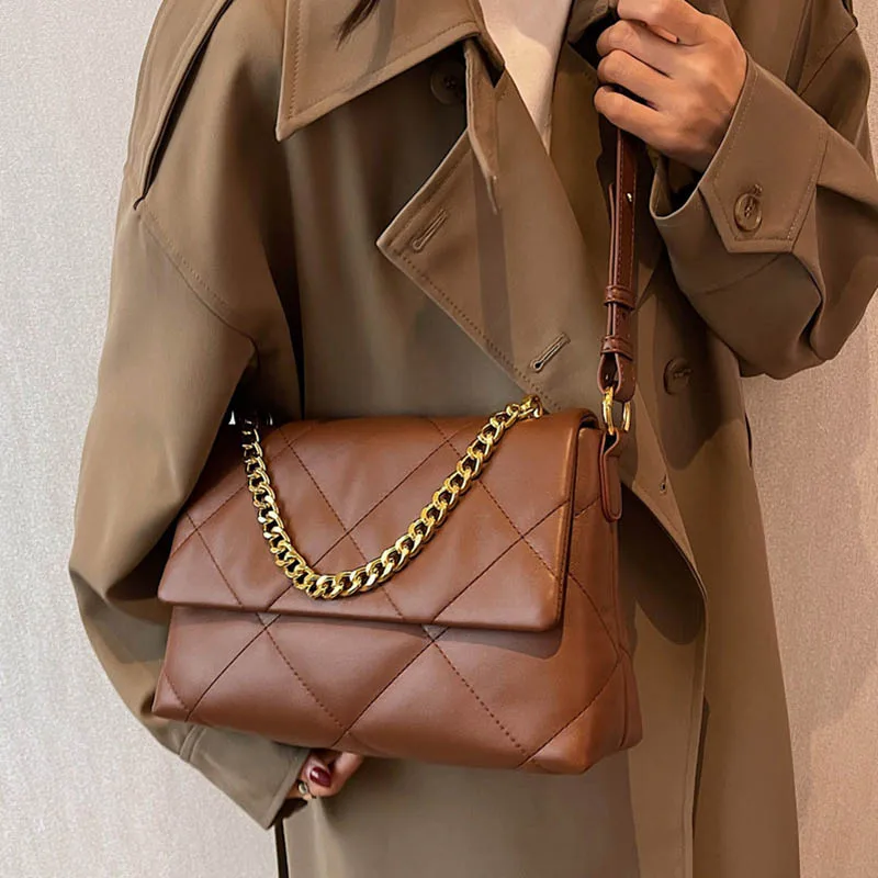 Lady Bags Shoulder Bag for Women 2023 New Women's Bags Chain Messenger Bag Underarm Small Square Bag Ring Tote Bag