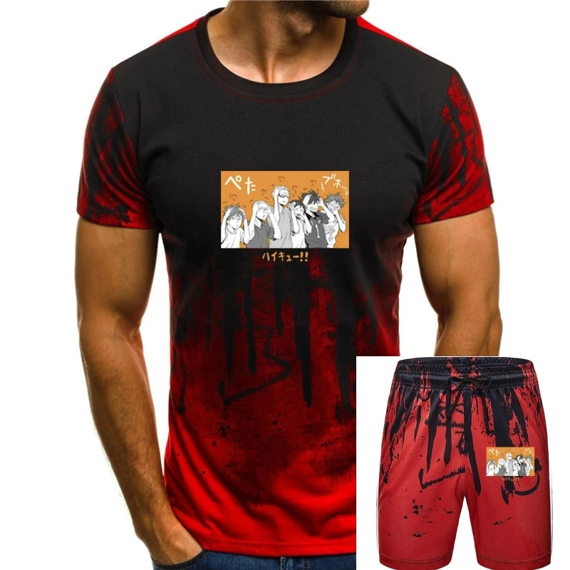 

Anime Haikyuu Nekoma Karasuno Tee Shirt Short Sleeve Kageyama Tobio Hinata Shoyo T-shirt Unisex