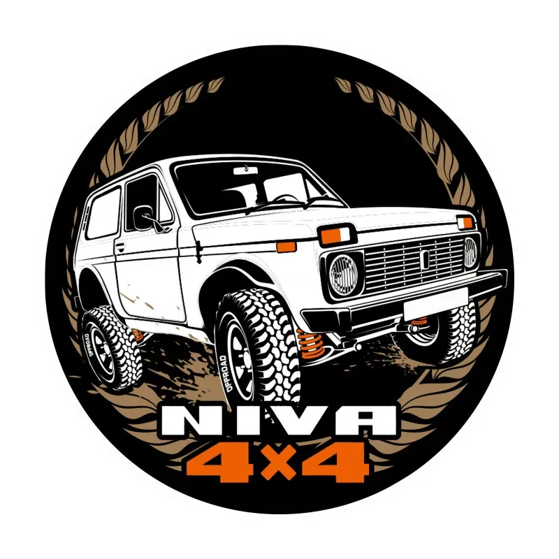 

V1160 #13 см/30 см самоклеящаяся наклейка Нива 4 х4 Автомобильная наклейка водонепроницаемые Автомобильные украшения на бампер заднее окно ноутбук