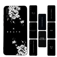 yinuoda japanese anime aesthetic text letter phone case for samsung a51 a30s a52 a71 a12 for huawei honor 10i for oppo vivo y11