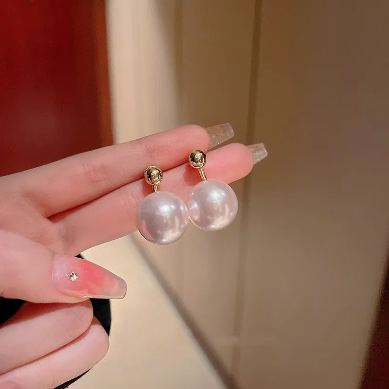Новинка 2022 милые серьги-подвески для пожилых модные с жемчугом элегантные
