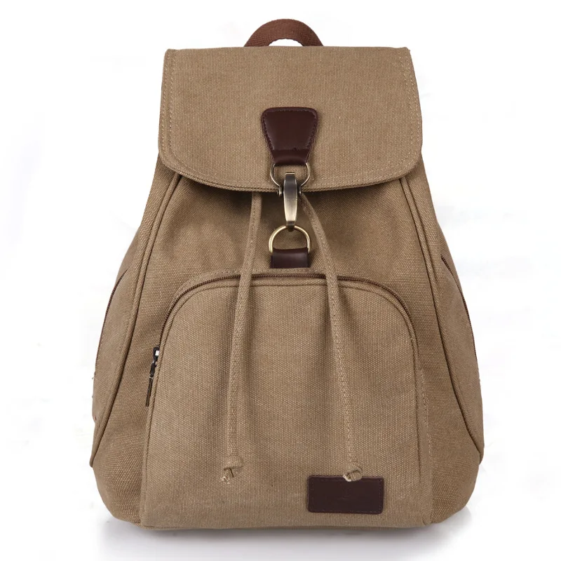 Woman Canvas Backpacks Female Vintage Bag Fashion Backpacks for Teenage Girls Retro College Student School Bags Fabric Knapsack