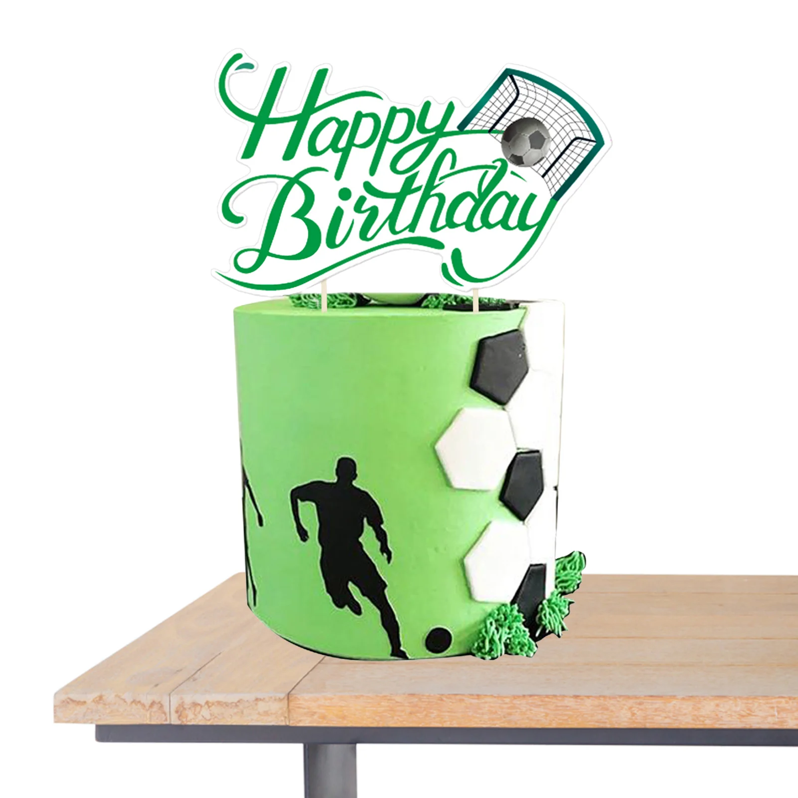 

Soccer Happy Birthday Banner Soccer Goal Cake Soccer Hanging Swirls Decorations Football Themed Birthday Party Supplies For Boys