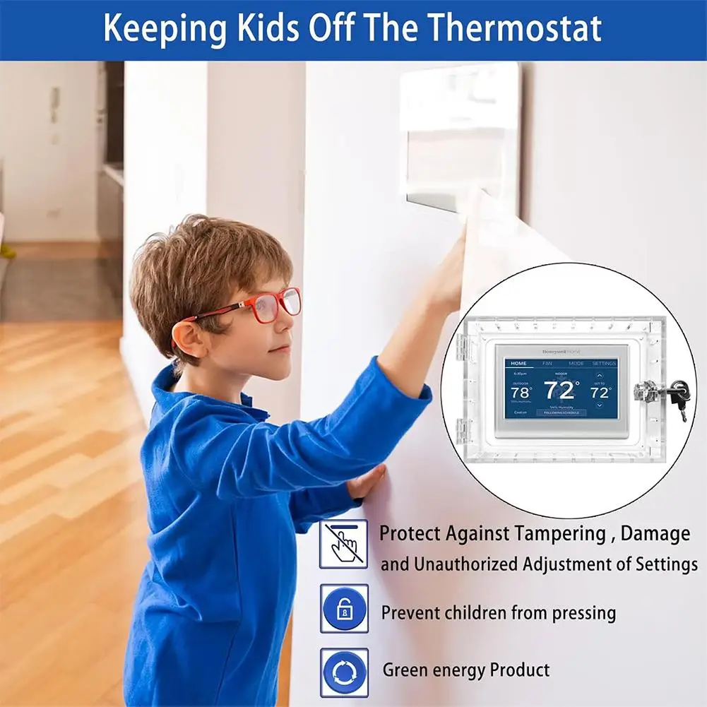 Настенная акриловая защита для ресторанов и школ с большим термостатом