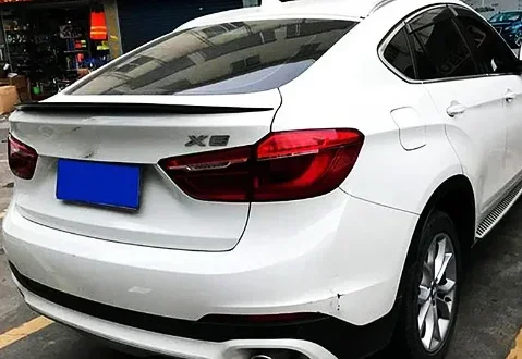 BMW F16 Автомобильный задний спойлер багажника Комплект кузова Глянцевый черный MP