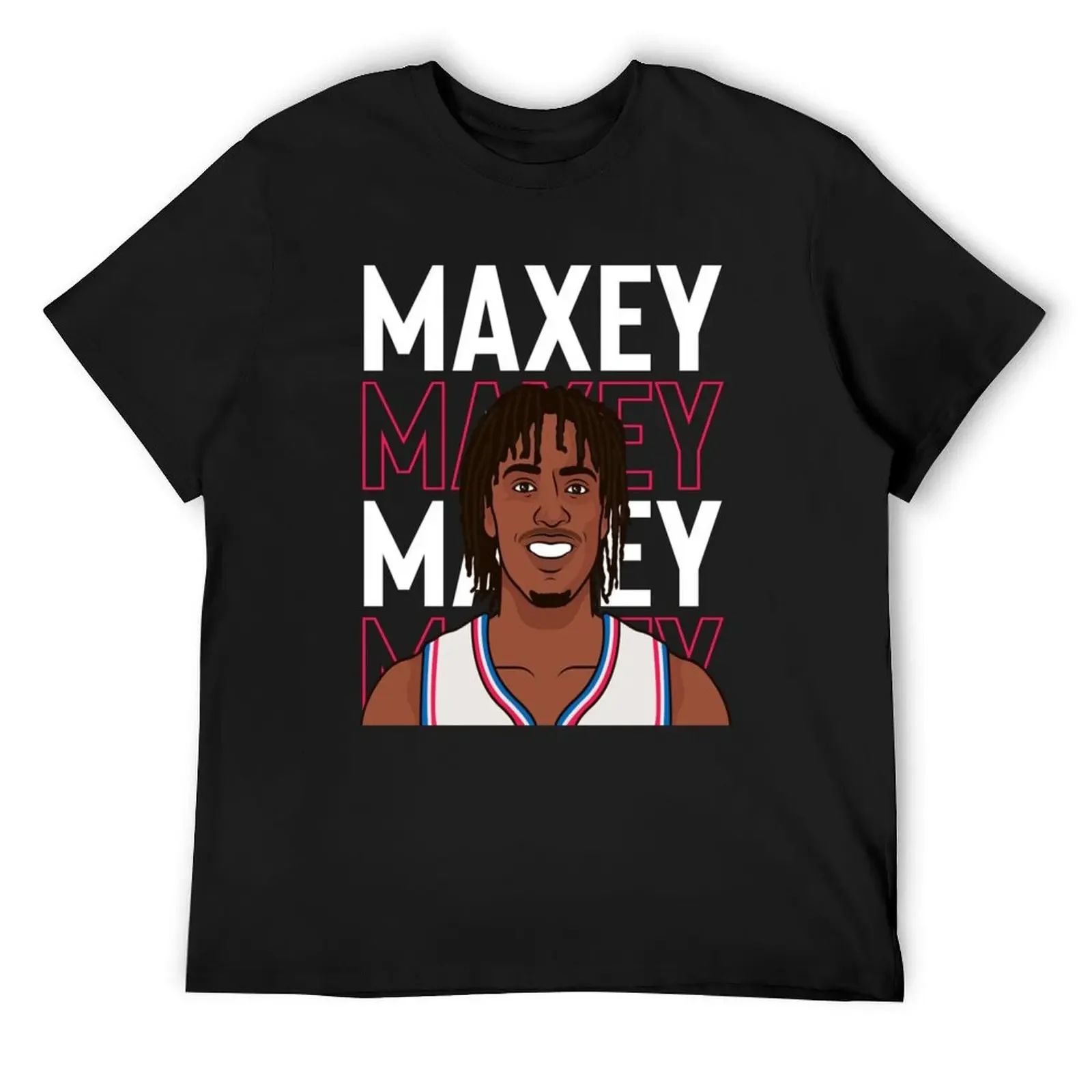 Tyrese maxey-забавная футболка для любителей баскетбола подарочная с изображением