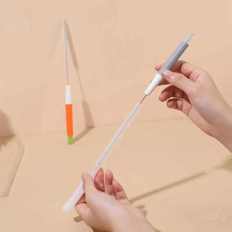 Kitchen Cleaning Brushes Nylon Wire Bottle Straw Brush Household Cleaning Brush Cup Tube Bottle Straw Washing Cleaner Brush Tool