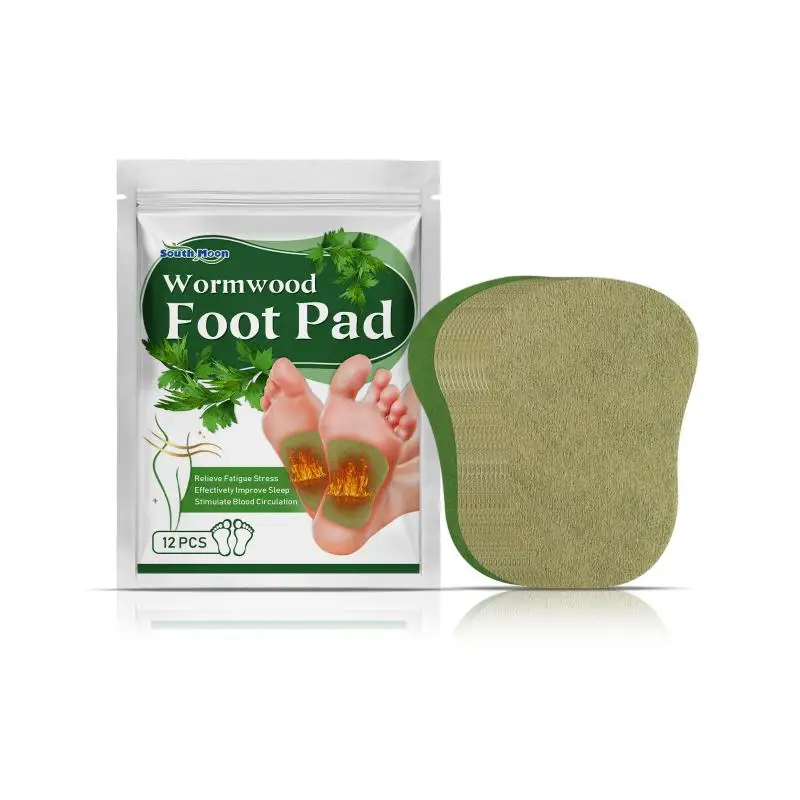 

Wormwood Foot Patch Heel Fatigue Pain Relieving Plaster Relieve Stress Detoxification Help Sleeping Body Health Detox Pad