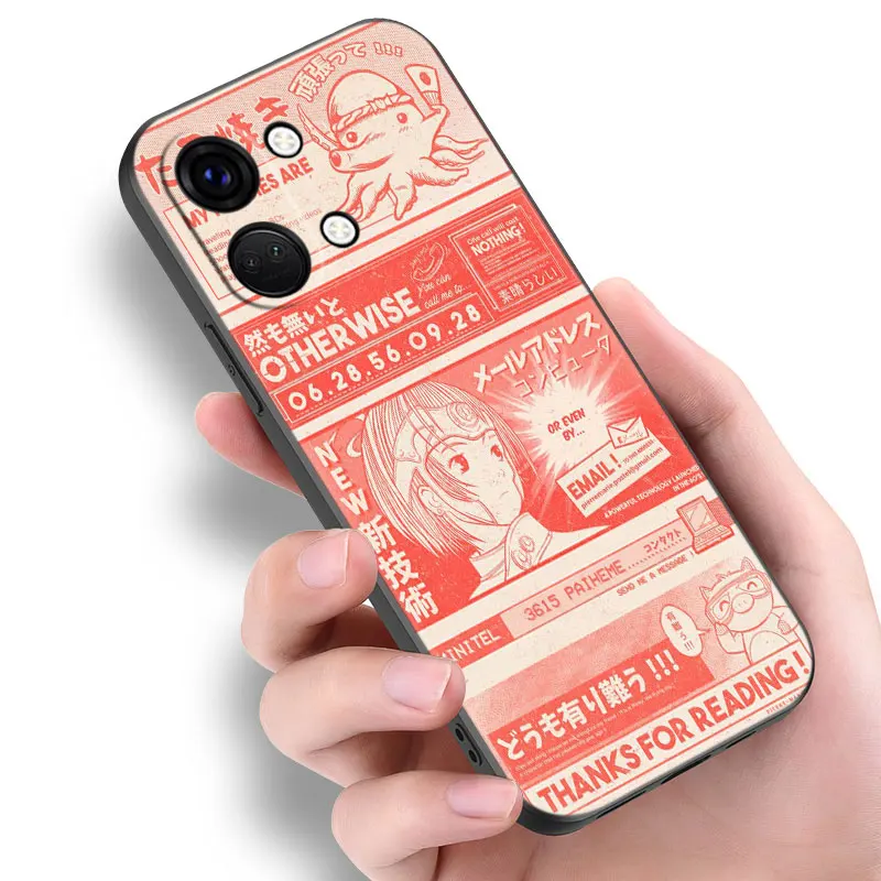 Черный телефонный чехол для OnePlus Nord 3 2T N30 N300 N20 N200 CE2 CE3 Lite 10T 11 9RT ACE 2V