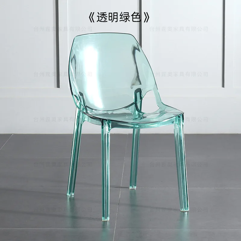 

2023 Year Aoliviya Official New Nordic Light Luxury Transparent Chair Internet Celebrity Ins Makeup Stool Milk Tea Shop Table an
